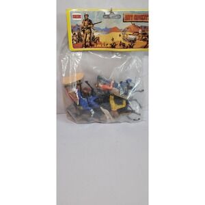 Rare Vintage Davy Crockett The Hero Of The Alamo Plastic Toy Set MIP New Spanish